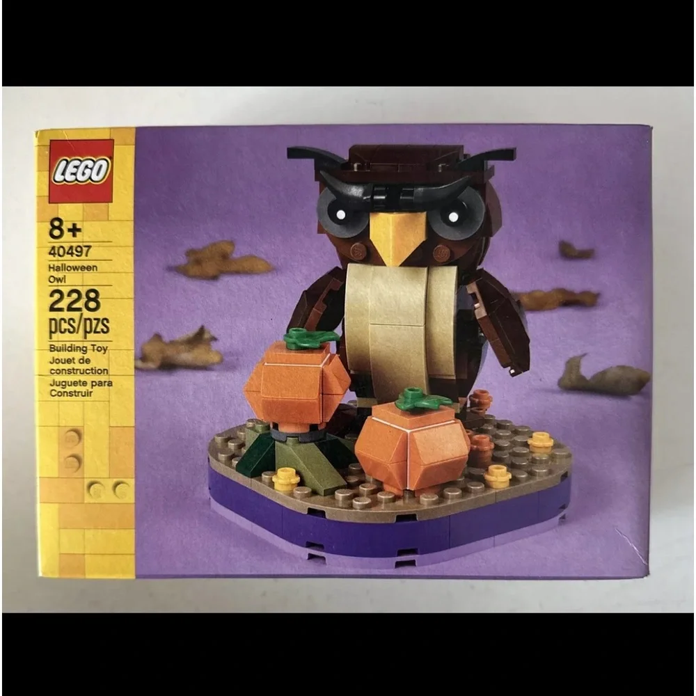 LEGO Halloween 40497: Halloween Owl - 228 Pcs New. Sealed. Retired. Thanksgiving